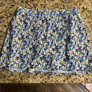 RLX Ralph Lauren floral print performance golf skort, size L, new with tags